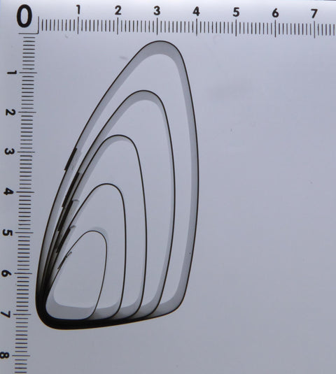 Abstract Triangle Cutters set of 5