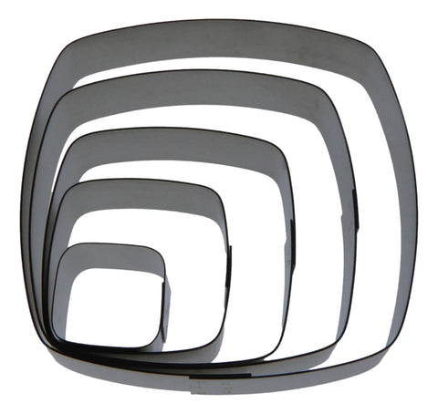 Curved Square Cutter set of 5