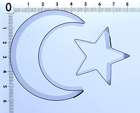 Crescent Moon and Star Cutter - 55mm