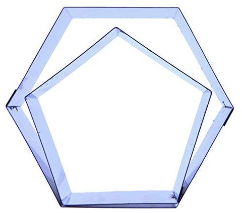 Football Cake Cutter Set (Hexagon and Pentagon) to Cover Spherical Ball Cake