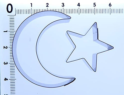 Crescent Moon and Star Cutter - 40mm