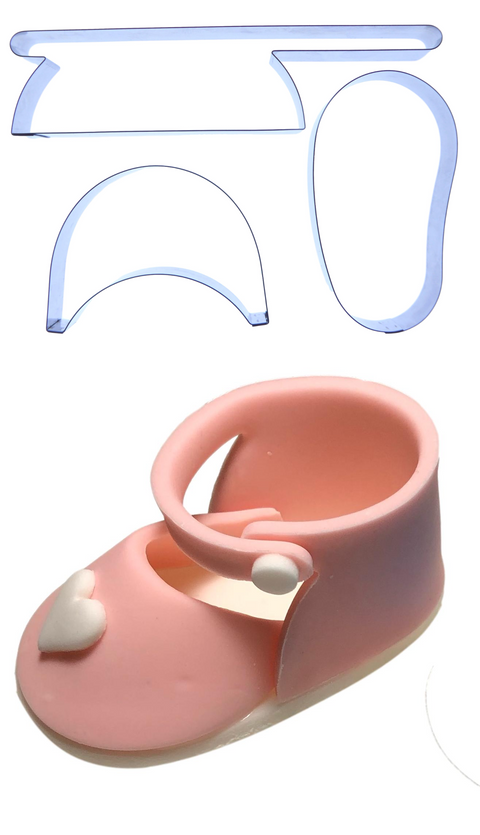 Babyschuh 3D (Schnalle) Cutter