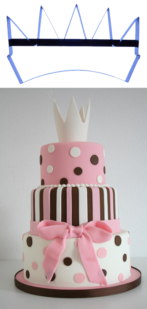 Crown 3D Cutter (gâteau de fête)