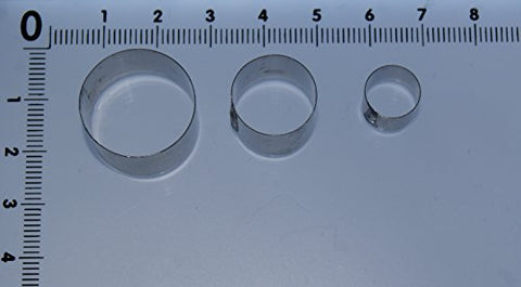 Juego de cortadores circulares/redondos (10/15/20 mm)
