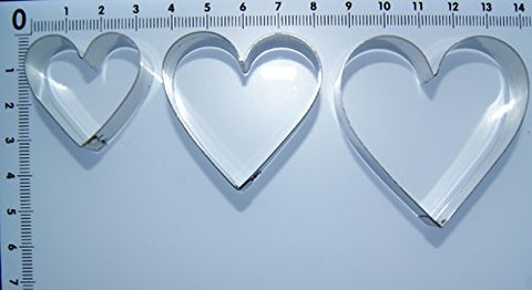  Juego de cortadores de corazón (30/40/50 mm)