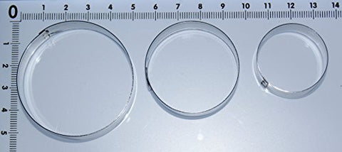 Juego de cortadores circulares/redondos (30/40/50 mm)